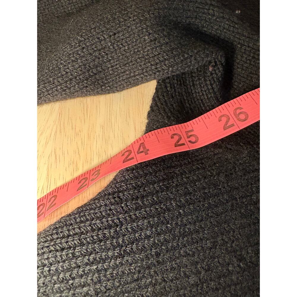 Hillary Rohde Black Cashmere Knit Leggings Cuffed Ankle Vintage Minimalist - Picture 9 of 9